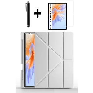 Honor Pad V9 11.5 Inç Uyumlu Kılıf Kalem Bölmeli Standlı Kılıf + Ekran Koruyucu + Kalem 3'lü Set