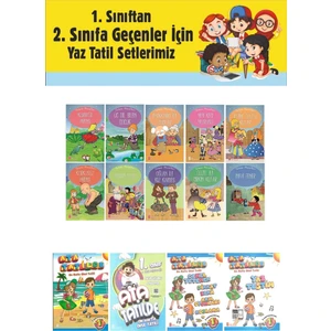 1.sınıftan 2.sınıfa Geçenler Için Ata Tatilde +10 Lu Hikaye Seti 4