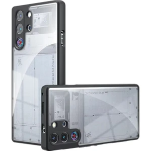 Zte Nubia Red Magic 10 Pro / Zte Nubia Red Magic 10 Pro Plus ile Uyumlu Arka Şeffaf Tasarım Lüx Kılıf - AL5124