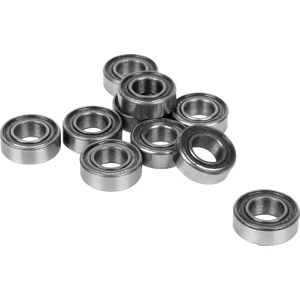 Brevity Finds 10 Adet Minyatür Kauçuk Mühürlü Metal Korumalı Metrik Radyal Rulman, MR126 Zz 6 x 12 x 4 mm (Yurt Dışından)