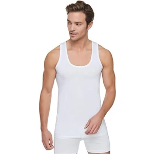 Beyaz Erkek  Penye Askılı Atlet 1 Adet