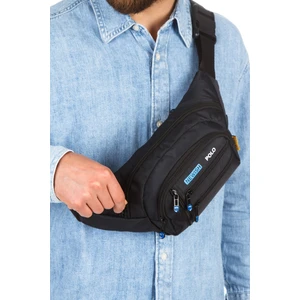Erkek Siyah USB Kulaklık Çıkışlı Crossbody Çapraz Göğüs Omuz ve Bel Çantası NEW328