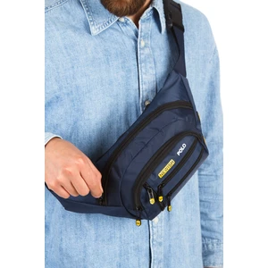 Erkek Lacivert USB Kulaklık Çıkışlı Crossbody Çapraz Göğüs Omuz ve Bel Çantası NEW328