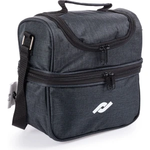 Lüks Iki Bölmeli Siyah Erkek Beslenme Çantası