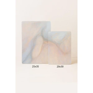 2'li Temperli Cam Kesme Tahtası 20X30 & 25X35 cm | Desenli Antibakteriyel Mutfak Doğrama Camı