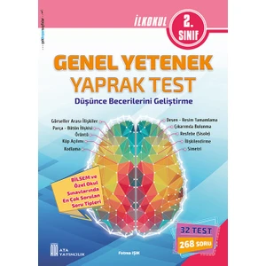 Ata Yayıncılık  2.Sınıf Bilsem Genel Yetenek Yaprak Test - Düşünce Becerilerini Geliştirme
