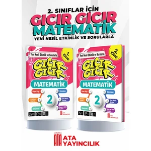 Ata Yayıncılık 2. Sınıf Gıcır Gıcır Matematik 1 Ve 2. Kitap (2'Li Kitap)