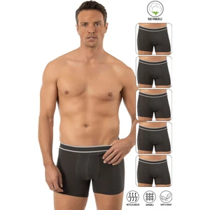 Özkan Underwear 11226 5'li Paket Erkek Pamuklu Likralı Boxer Şort