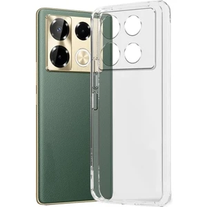 Infinix Note 40 Pro Uyumlu Kılıf Şeffaf Silikon