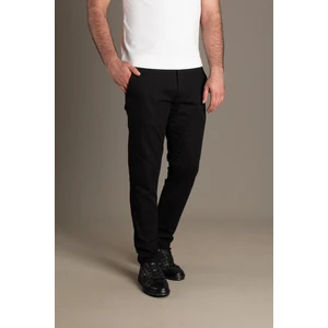 Zeki Özer Erkek Siyah  Keten Pantolon