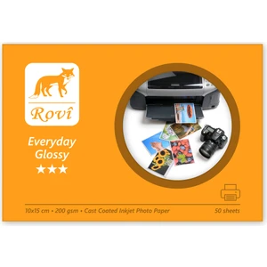 Everyday Parlak Fotoğraf Kağıdı 10x15 cm 200gsm – Suya Dayanıklı, Hızlı Kuruyan, Yüksek Çözünürlük, Inkjet Uyumlu 50'li Paket