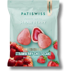 Beyaz Çikolatalı Çilekli Cheesecake Çilek Draje, 50g