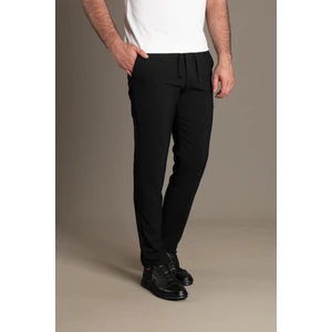 Zeki Özer Erkek Siyah Ipli Jogger Pantolon