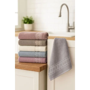 6'lı Mutfak Havlusu Seti 30 x 50  cm   Pamuklu Reyhan