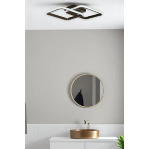 Kira Modern Tasarım Bronz Renk Salon - Mutfak - Hol Beyaz LED 2 Li Avize