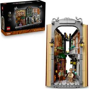LEGO® Icons Sherlock Holmes: Kitaplık Dekoru 10351 - Yetişkinler Için Koleksiyonluk Model Yapım Seti (1359 Pr)