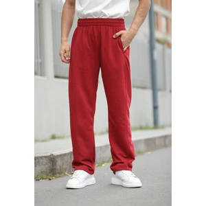  Madmext Bordo Rahat Kesim Erkek Eşofman Altı E6560