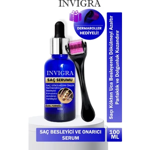 Sarı Su Organik Saç Serumu + Derma Roller Bitkisel El Yapımı