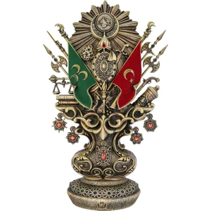 Nakkaş Osmanlı Boytu (Büyük Boy | Antik Sarı / Yeşil Taşlı)