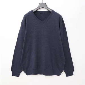 Erkek Uzun Kol Ince Sweatshirt - B180916 - Koyu Indigo Melanj