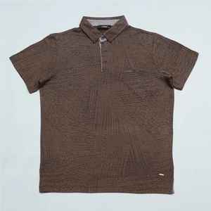 Erkek Polo Yaka Kısa Kol Yazlık Tişört  - (M-2xl) - DJS-273 - Toprak