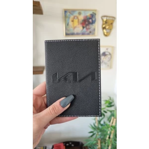 Efe Deri Kia Deri Dikişli Ruhsat Kılıfı Kabı Oto Araç Ruhsatlık Ruhsat Koruyucu