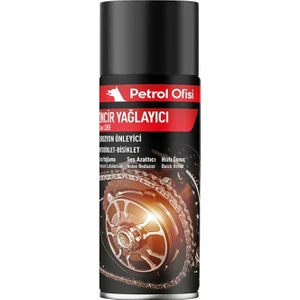 Petrol Ofisi Zincir Yağlayıcı 400ML Motosiklet ve Bisiklet Için 2025 Üretim
