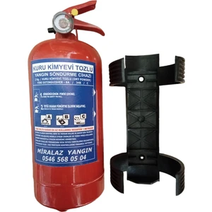 Full Fire 2 kg Yangın Tüpü Askı Aparatlı 4 Yıllık Tarihli