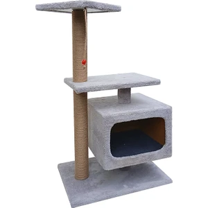 Turkuaz Tırmalama TR311 Kedi Evi Tırmalama