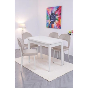 Damla Hilal Mdf Mutfak Masa Sandalye Takımı 60X100CM