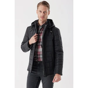 Kapüşonlu Astarlı Slim Fit Dar Kesim Casual Mont 1007235158