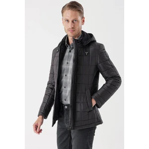 Kapüşonlu Astarlı Slim Fit Dar Kesim Casual Mont 1007235158