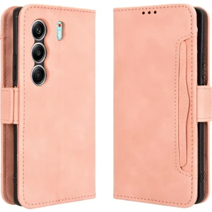 BDT Market Tecno Camon 40 Pro 4g/5g Flip Pu Deri Darbeye Dayanıklı Koruyucu Kılıf Kredi Kartı Tutucu ile Uyumlu (Yurt Dışından)