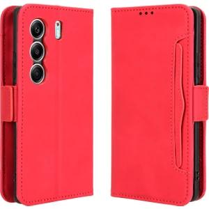 BDT Market Tecno Camon 40 Pro 4g/5g Flip Pu Deri Darbeye Dayanıklı Koruyucu Kılıf Kredi Kartı Tutucu ile Uyumlu (Yurt Dışından)