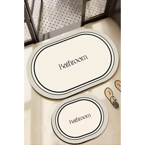 Farbelle 2'li Banyo Paspas Seti, Kaydırmaz Tabanlı Djtbanyo