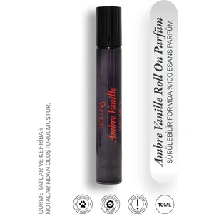 Ambre Vanille Roll On Parfüm | Alkolsüz & Doğal İçerikli Unisex Kalıcı Koku