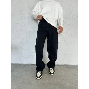 Erkek Baggy Denim Likralı Yeni Sezon Trend Baggy Jean Pantolon