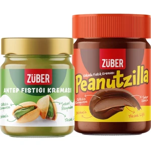 Antep Fıstığı Kreması 200 gr + Peanutzilla Kakaolu Fıstık Kreması 315 gr