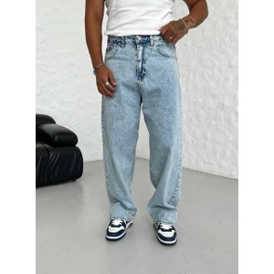 Erkek Baggy Denim Likralı Yeni Sezon Trend Baggy Jean Pantolon