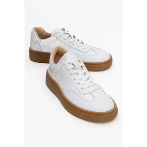 Fiore Siyah Cilt  Deri Kadın Spor Ayakkabı