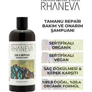 Bakım ve Onarım Şampuanı, Organik ve Vegan Sertifikalı, 400 ml
