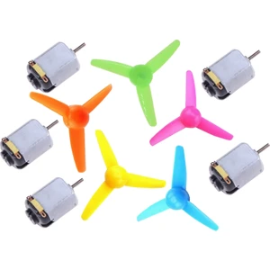 Ece Üç Kanat Pervane 5 Adet - 1.5-3V DC  Motor 5 Adet Set