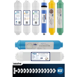 Kapalı Kasa Su Arıtma Cihazı 8li Filtresi Standart Membranlı Set