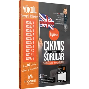Yayınları YÖKDİL Sosyal Çıkmış Sorular Tamamı Video Çözümlü