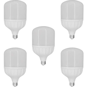 Chn 5'li Paket 40W Büyük Boy 6500K Beyaz Işık E27 LED Tasarruflu Ampül