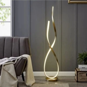 Marsel Modern Tasarım Eskitme Renk Gün Işığı Ledli Salon - Yatak Odası LED Lambader