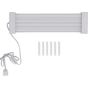 24 Pin'den 24 Pin'e Psu Kablo Uzatma Kiti 205MM Silikon 5V Argb Senkron Pc Kasa Dekor Anakart Grafik Kartı Kablosu Tel Tarakları Beyaz Başlıklı (Yurt Dışından)