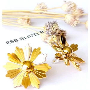 Küpe 316 L Çelik Altın Kaplama + Hediye Paket