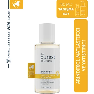 The Purest Solutions Yağlı ve Karma Ciltler Için Salisilik Asit Arındırıcı Temizleme Jeli 50  ml