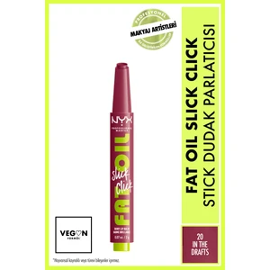 NYX Professional Makeup Fat Oil Slick Click Parlatıcı Dudak Balmı - 20 In The Drafts